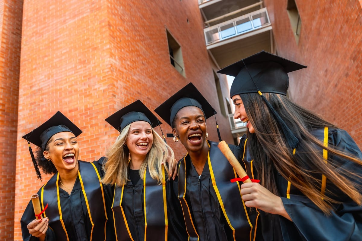 Korean university campus with students walking — D-2-3 visa student guide hero